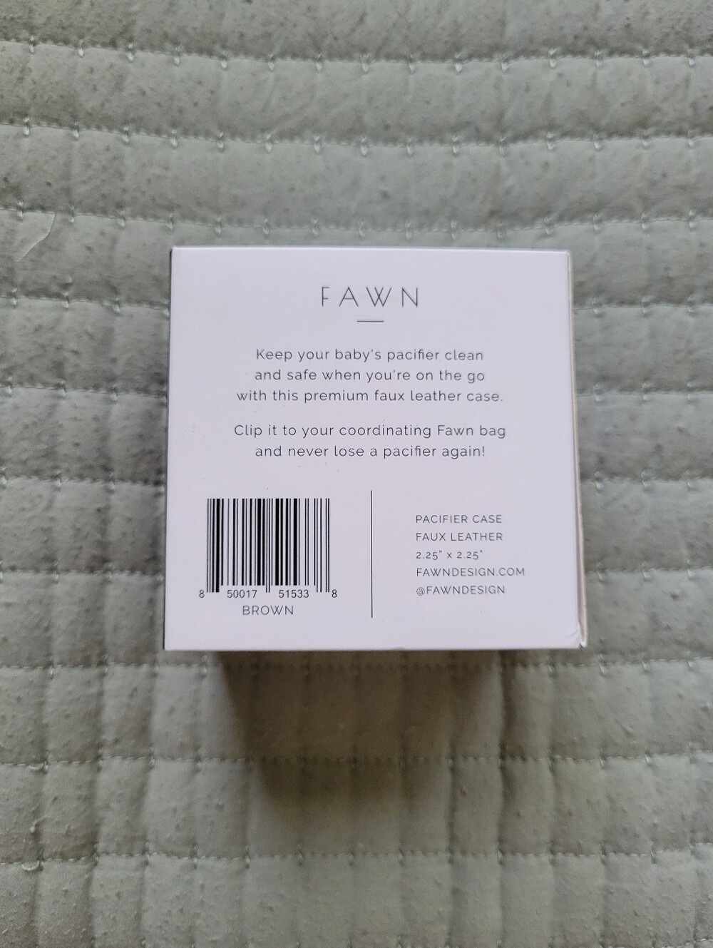 Fawn Design Pacifier Case | New In Box - Picture 2 of 2